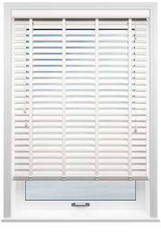 Ecowood Deluxe, Absolute White Satin - Venetian Blind